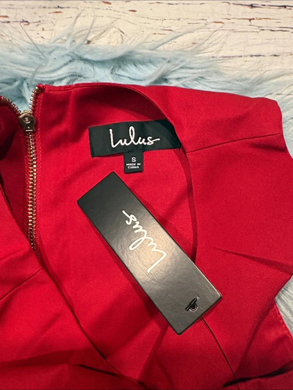 NWT Lulus Just Us Red Open Back Mini Skater Dress - Picture 3 of 9